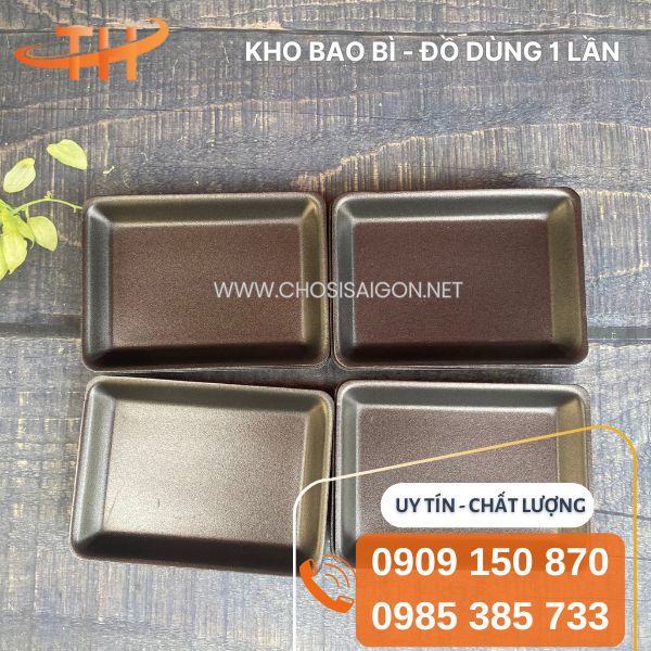 Khay xốp đen dùng 1 lần giá sỉ tốt nhất