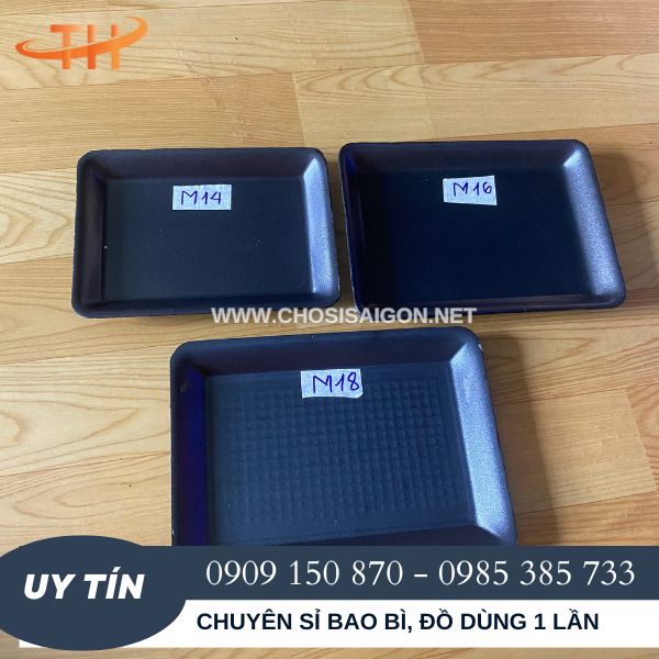 Khay xốp đen M14, M16, M18 giá rẻ