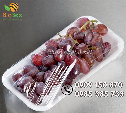 Khay xốp đựng hoa quả, trái cây, nông sản