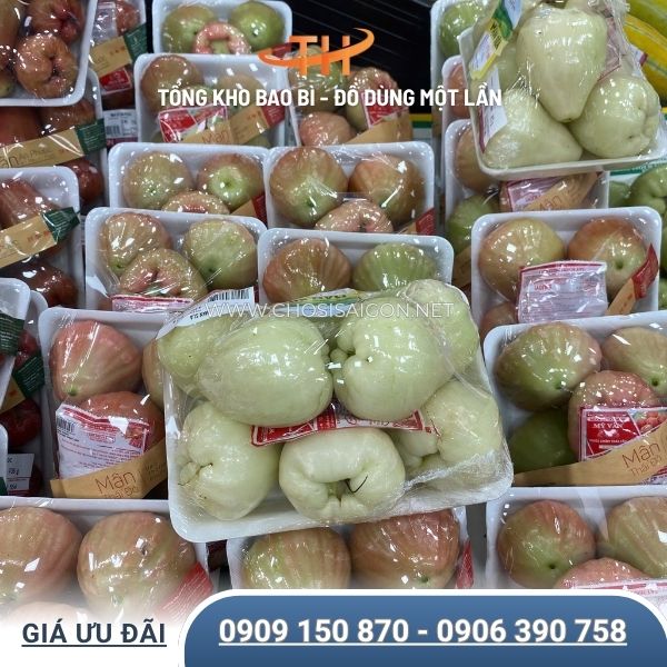 Khay xốp đựng hàng nông sản, trái cây
