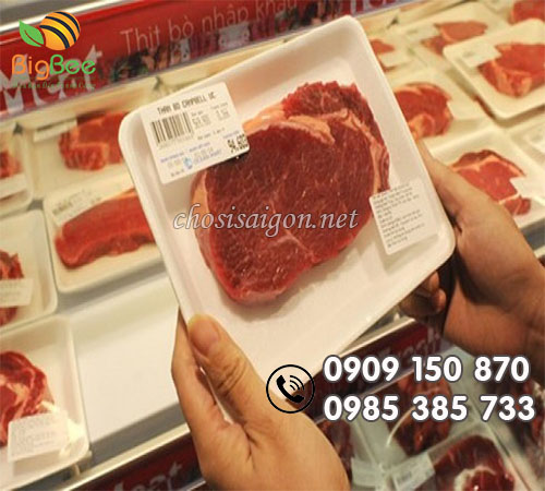 Khay xốp đựng thịt, thực phẩm tươi sống