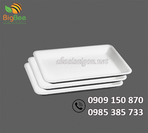 Khay xốp đựng thức ăn tại các siêu thị