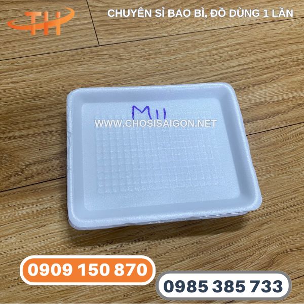 Khay xốp dùng 1 lần giá rẻ, giao nhanh