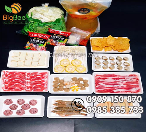 Khay xốp màu trắng đựng thực phẩm giá rẻ nhất tphcm