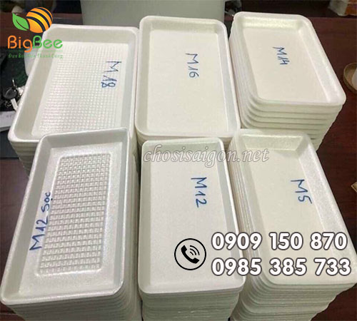 Mua khay xốp nhiều mẫu mã, kích cỡ