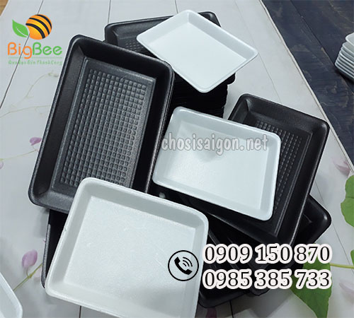 Khay xốp trắng M14, khay xốp đen M18 giá sỉ rẻ tại TP.HCM