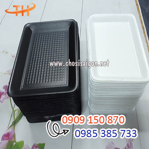 Khay xốp trắng đen cao cấp sỉ rẻ
