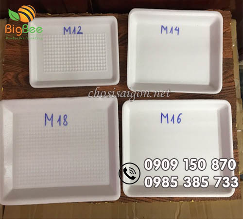 Khay xốp trắng M12 M14 M16 M18 cỡ lớn