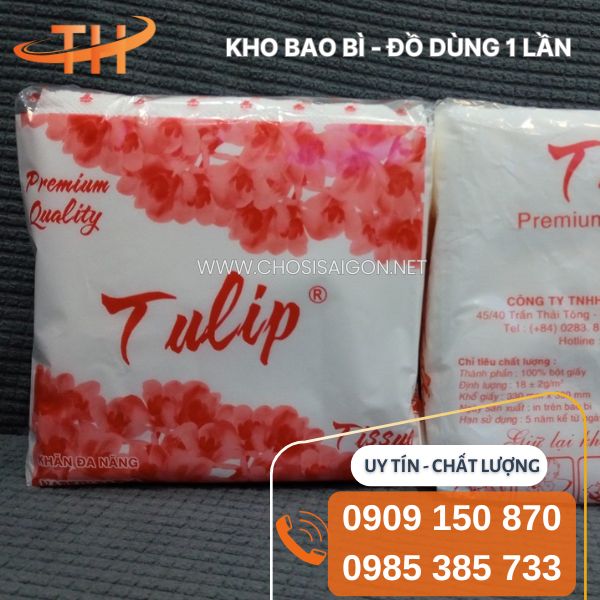 Giấy vuông Tulip 64 gói/thùng