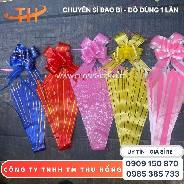 Nơ rút gói quà tiện lợi chỉ một lần rút giá ưu đãi