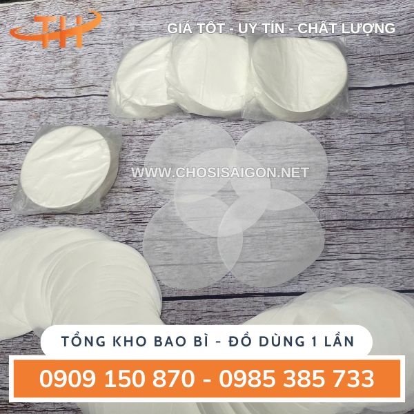 Giấy nến lót miệng ly kho sỉ rẻ TP.HCM