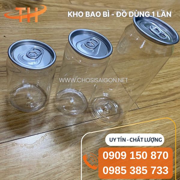 Lon nhựa PET dày dặn, cứng cáp giá sỉ rẻ