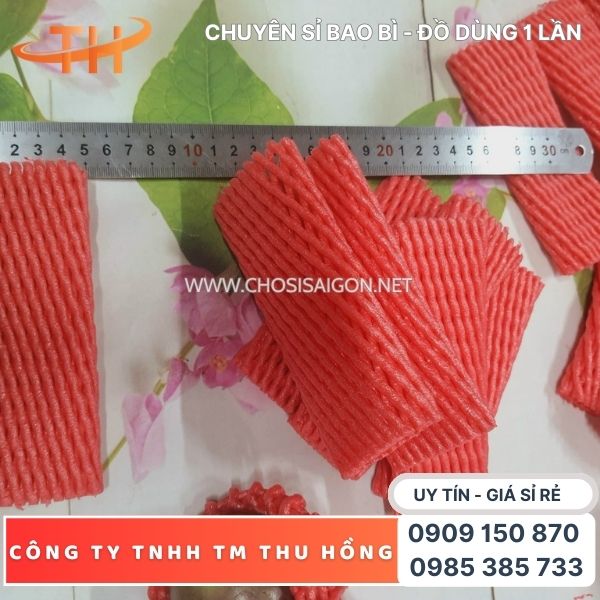 Lưới xốp bọc trái cây mềm, độ đàn hồi tốt giá rẻ