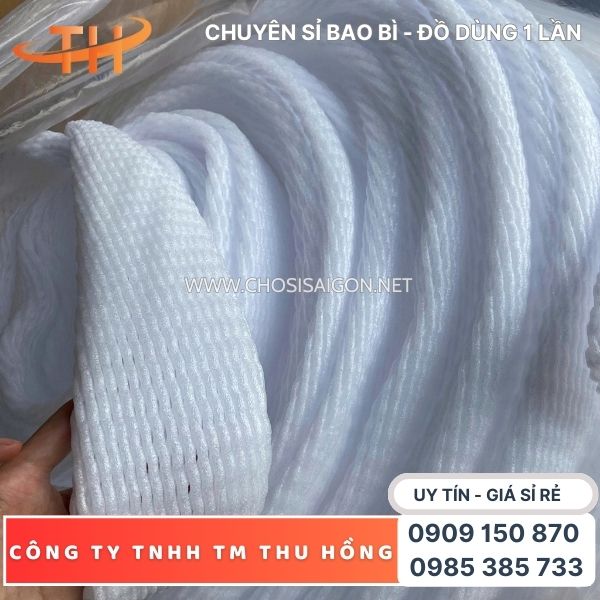 Lưới xốp trắng bọc trái cây không cắt giá rẻ tại TP.HCM