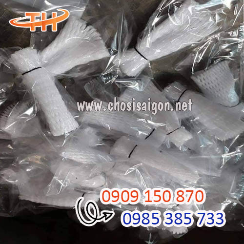 Xốp lưới bao ổi lòng sẵn túi nilon và thun giá rẻ