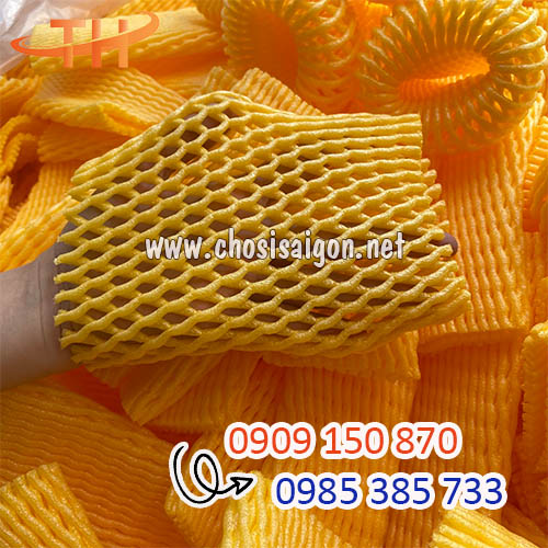 Lưới xốp vàng bọc trái cây chất lượng tốt giá tận xưởng
