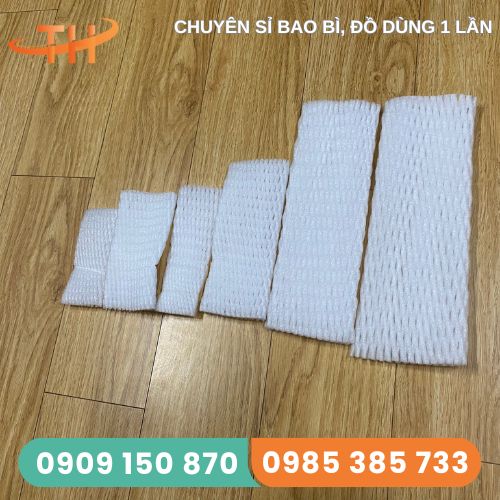 Lưới xốp trắng bọc trái cây đủ size