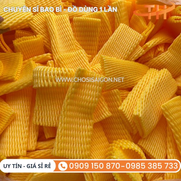 Lưới xốp bọc táo, lê, dưa lưới