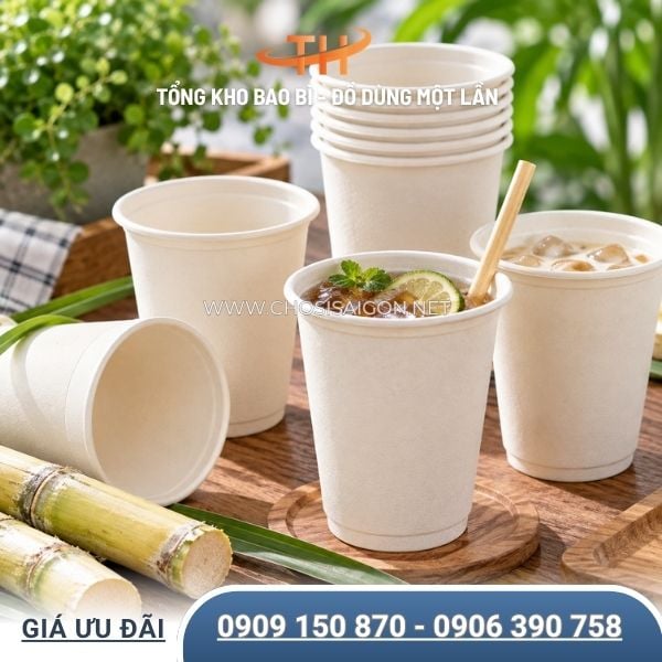Ly bã mía đựng thức uống an toàn