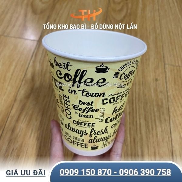 Ly giấy 14oz cao cấp, thân thiện môi trường giá rẻ