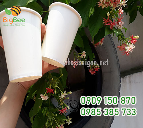 Ly giấy trắng trơn an toàn, chất lượng mua sỉ giá tốt