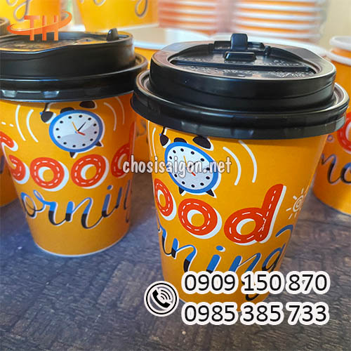 Ly giấy in hình 9oz chất lượng, giá rẻ