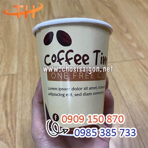 Ly giấy cafe đẹp, chịu nhiệt tốt giá sỉ rẻ