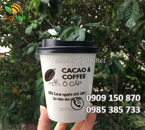 Ly giấy cà phê 8oz giá sỉ