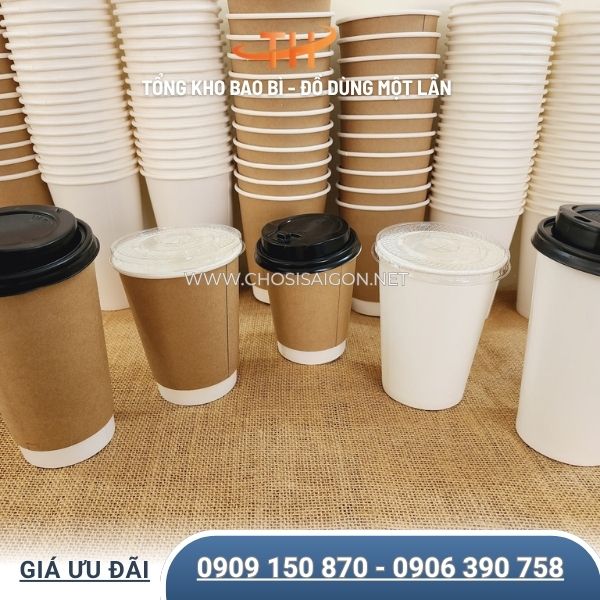 Ly giấy đa dạng dung tích giá sỉ rẻ