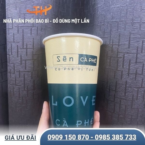 Ly giấy in tiện lợi, thu hút khách hàng