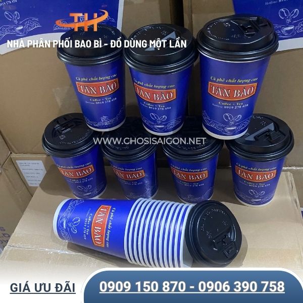 Ly giấy nhận in logo thương hiệu theo yêu cầu