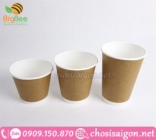 Ly giấy kraft cách nhiệt giá rẻ cho khách sỉ