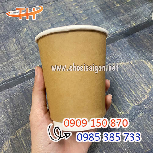 Ly giấy kraft đựng thức uống giá sỉ tại công ty Thu Hồng
