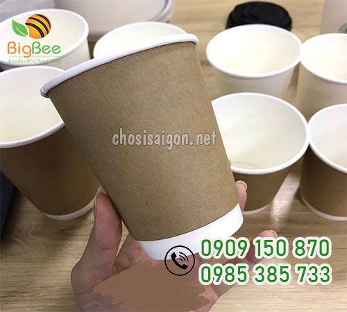 Ly giấy kraft chịu nhiệt giá rẻ