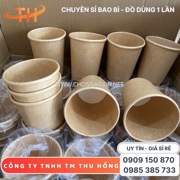 Ly giấy kraft chịu nhiệt tốt tại TP.HCM