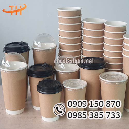 Ly giấy kraft đủ size sỉ rẻ