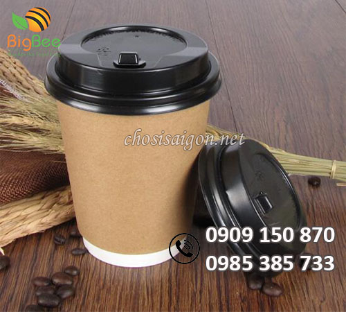 Ly giấy kraft đựng cà phê giá rẻ