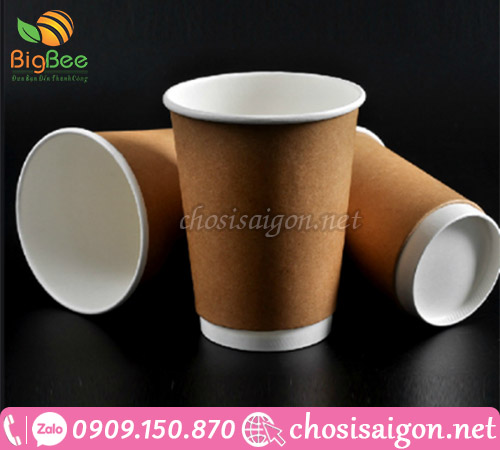 Ly giấy kraft chịu nhiệt đựng đồ nóng