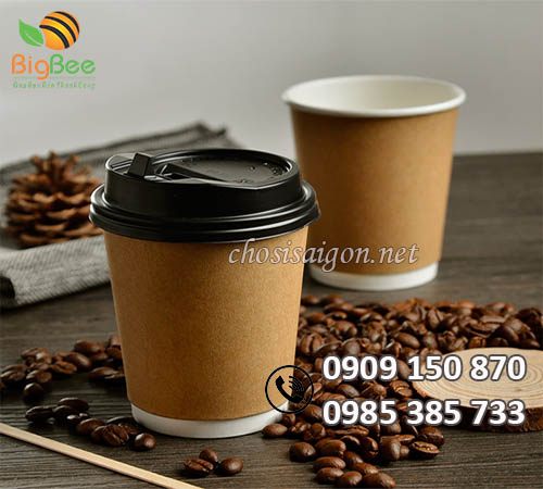 Ly giấy nóng đựng cà phê giá sỉ rẻ nhất TP.HCM