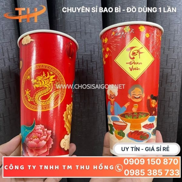 Ly giấy Tết cao cấp, chất lượng tốt giá rẻ