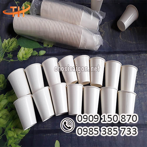 Ly giấy trắng dùng 1 lần bảng giá rẻ nhất