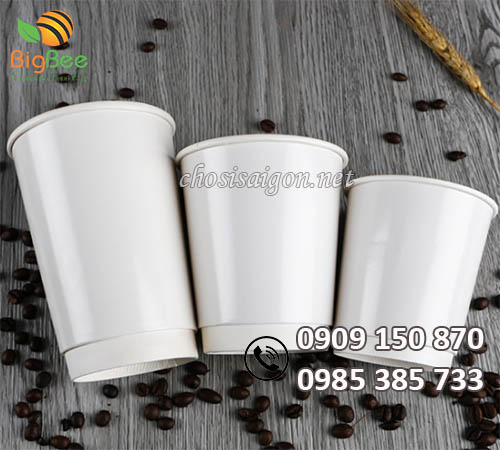 Ly giấy trắng đủ dung tích giá rẻ