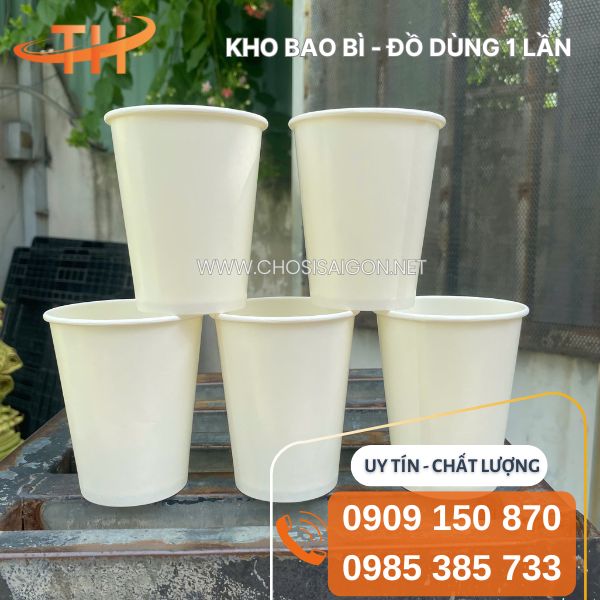 Ly giấy trắng trơn an toàn, thân thiện với môi trường giá rẻ