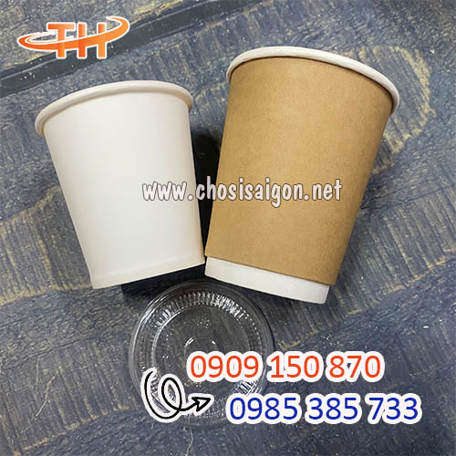 Ly giấy kraft nâu, trắng trơn bỏ sỉ an toàn, giá tốt