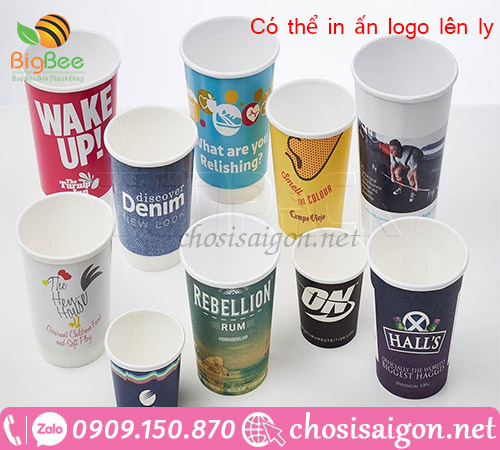 Mua ly giấy trơn in ấn logo giá rẻ tại Thu Hồng