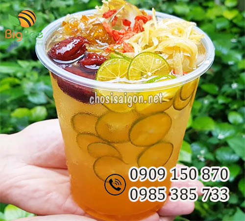 Ly nhựa trà tắc 1 lít (1000ml) giá sỉ rẻ nhất