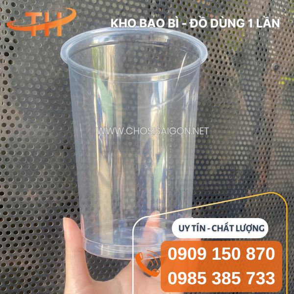 Ly nhựa 1 lít (1000ml) dùng 1 lần giao sỉ cho đại lý