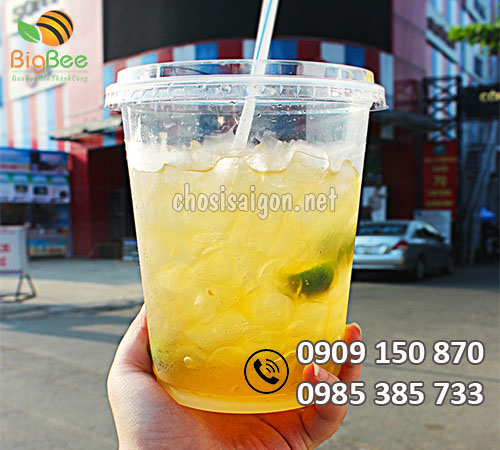 Gía rẻ ly nhựa 1000ml đựng trà tắc