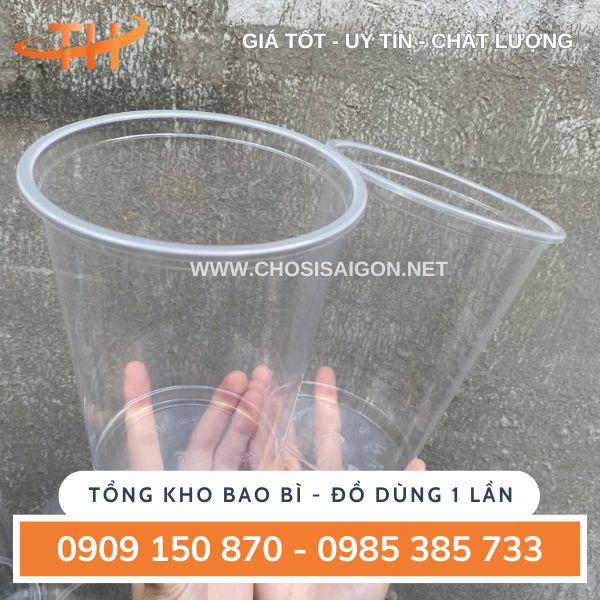 Ly nhựa PP 1 lít (1000ml) dày dặn, bền tốt