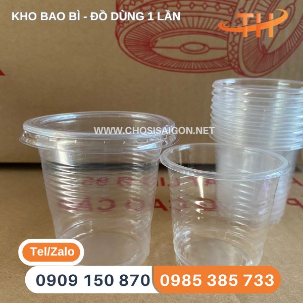 Ly nhựa sọc 140ml, 220ml giá rẻ cho quán ăn